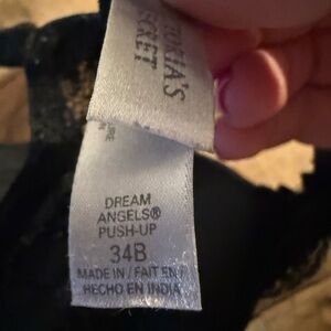Victoria's Secret Black Dream Angels Push-Up Bra